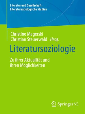cover image of Literatursoziologie